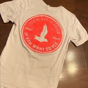 Wade Bowen Concert T-shirt Cream Tee with Red Graphic